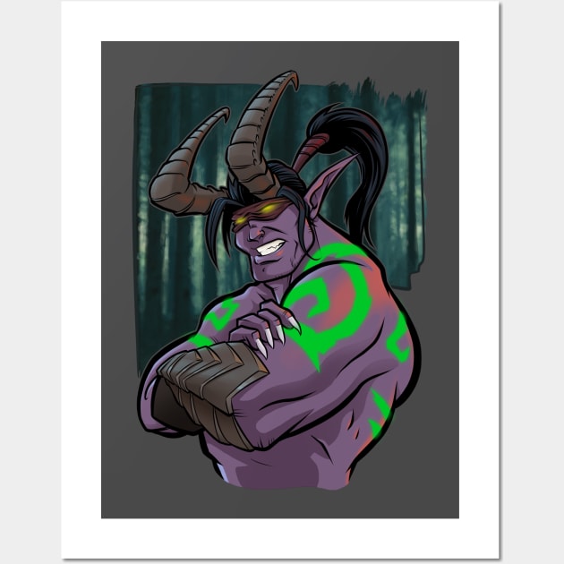 Illidan Wall Art by jpowersart